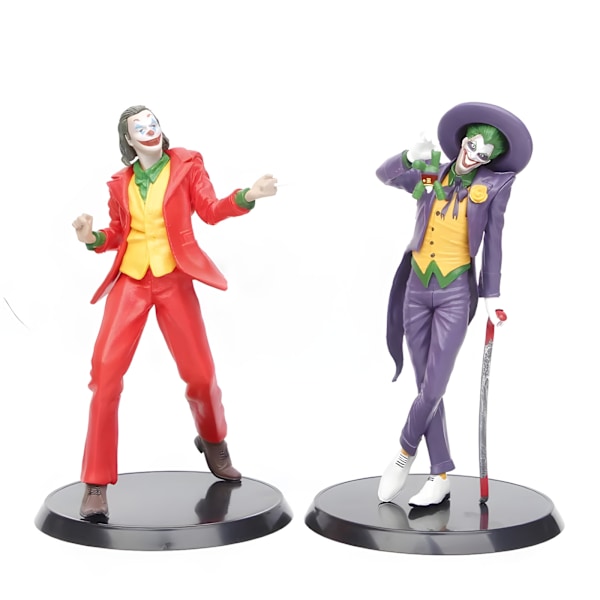 Heath Ledger & Joaquin Phoenix Joker Actionfigurer 22cm Batman Samlarobjekt 1