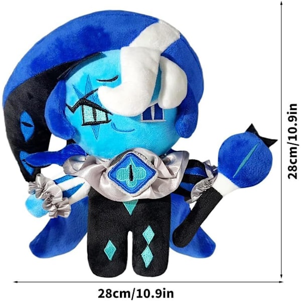 Shadow Milk Cookie Plyschleksak Docka Figur Spel Cookie Run: Kingdom Gosedjur- Espresso Cookie