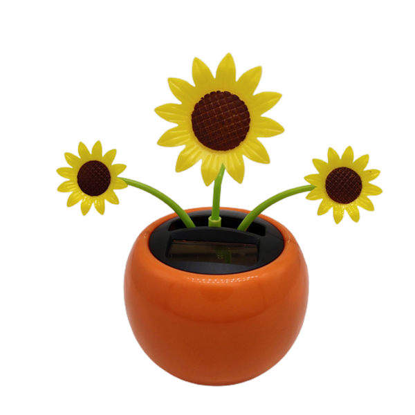 Solar Dancing Toy Flower Assorted Style Solar Powered Dancing Flower Bobblehead