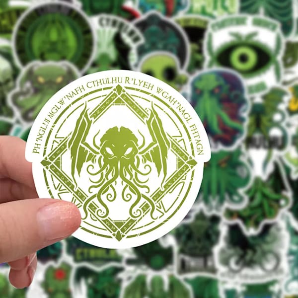 50st Cthulhu Mythos Great Old Ones Symbol Stickers Kindle Ipad Laptop Graffiti