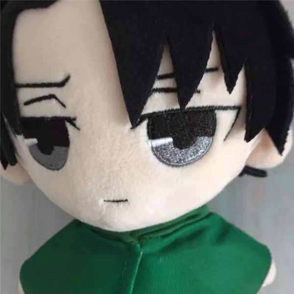 på Titan Attack Plysch Doll Toy Levi Ackerman Mjuk presentkudde fylld 20 cm Barn