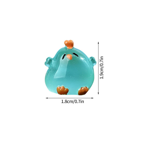 Glow-in-the-dark Valp Micro Potted Landskapsarkitektur Widget Console Light Dog Decora F