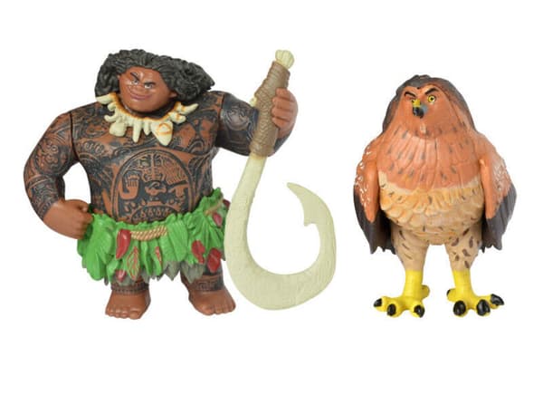 10 st Moana figurdocka set statyettleksaker Cake Topper Samlarbara barnpresenter