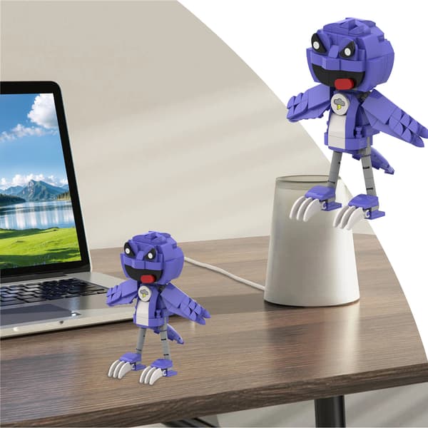 Poppy Playtime Kapitel 4 Pianosaurus Doey Yarnaby Spelfigur Byggklossar C