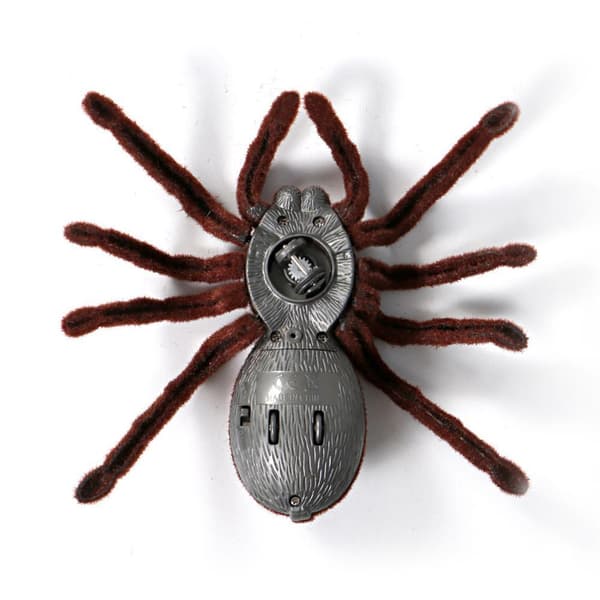 Fjärrkontroll Läskig Mjuk Skrämmande Plysch Spindel Infraröd RC Tarantula Leksak för Barn