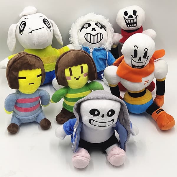 Undertale Barn Plyschleksak Anime Spel Sans Asriel Toriel Mjuka Gosedjur Jul Flower 25CM