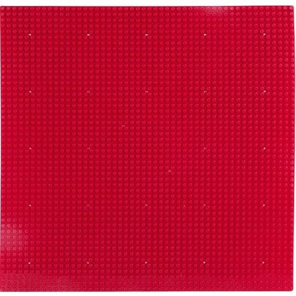 50 x 50 dubbar 40 x 40 cm Byggklossar Basplatta Byggblock Bräda 50 x 50 studs (Red)