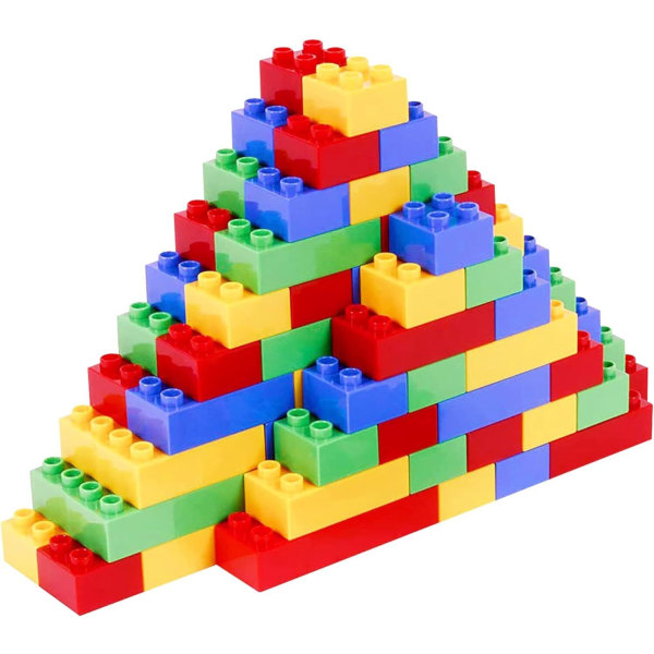 Mega byggklossar för barn Pedagogiska byggleksaker set 150st Toy Set 100pcs