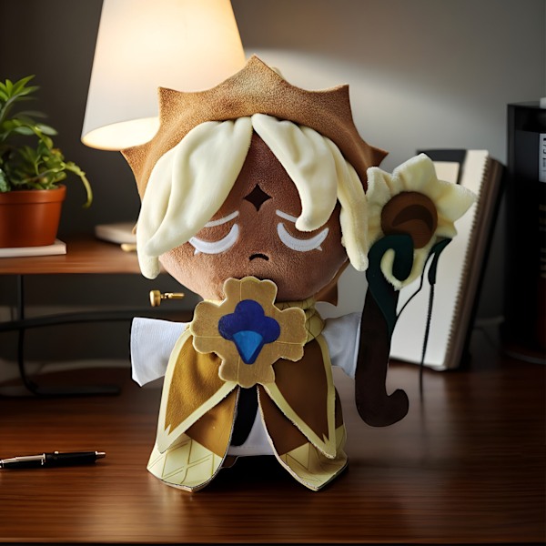 Ren Vanilj-Kaka Figur Plyschdocka Cookie Run: Kingdom Spelkollektion Docka