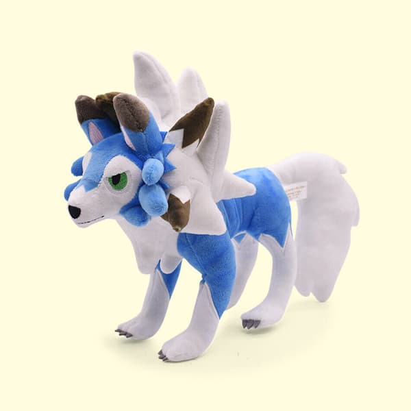 25 cm stående Lycanroc-skymning plyschleksakspresent 3 pieces 25CM