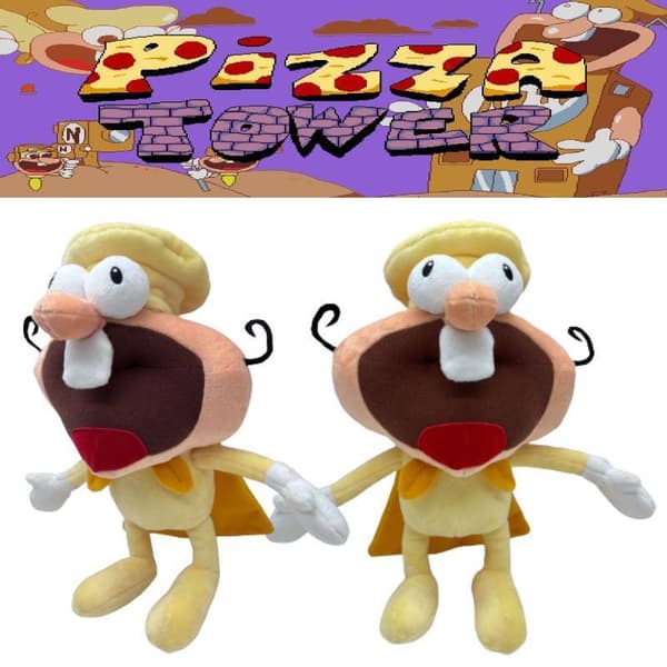 Mjukt Bekvämt Spel Pizza Tower Noise Pizza Plyschleksak fylld docka Barnpresent Noise