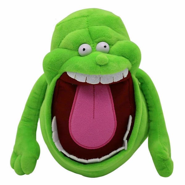 Ghostbusters Slimer Plyschdocka Mjuk fylld Söt Spökstoppade Barnleksakspresenter A