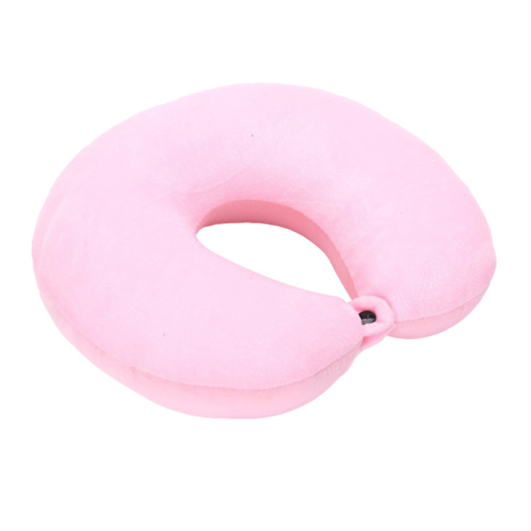 Formad rese-nackkudde Memory Plane Kudde Flygplansstöd Tvättbar Pink One Size