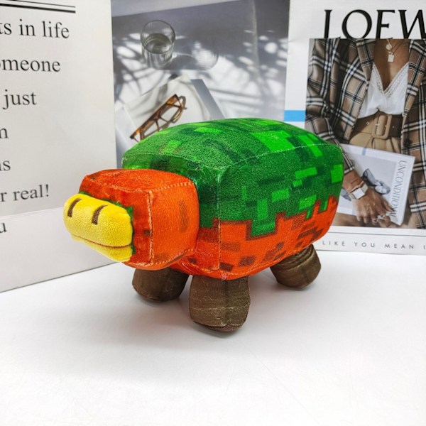 Minecraft Sniffer Plyschleksaker PP Bomull Fylld Djurdocka Barn Present 20cm mjuk