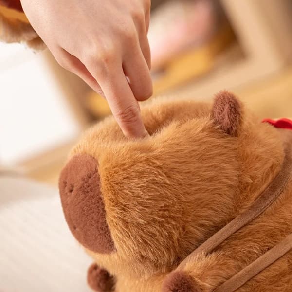 Med Hamburg Simulering Capybara Plyschleksak Capybara stoppade dockor Heminredning 33cm