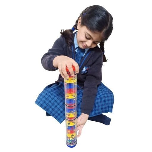 Regnmakare för barn Utbildning Leksaker Rain Stick Shaker Musik Sensorisk Hörsel 40 CM