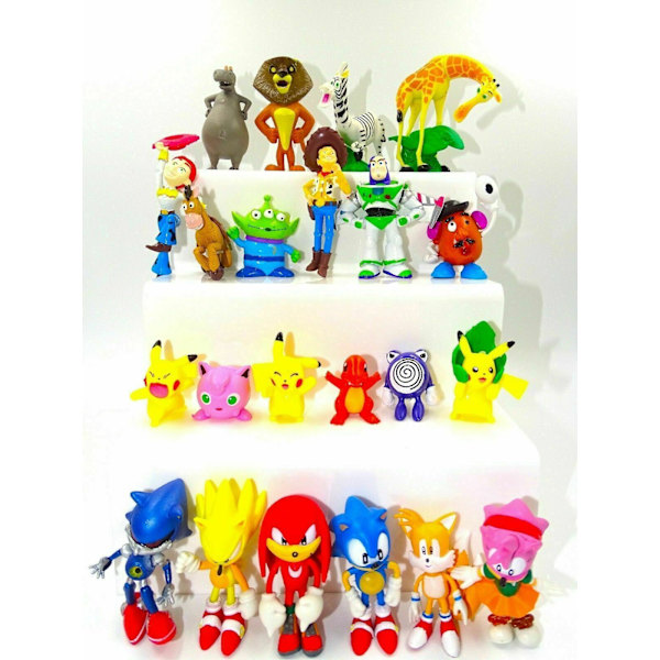 Barn Cake Toppers Födelsedagsdekoration Bakning topper Party Bag Filler Present Frozen