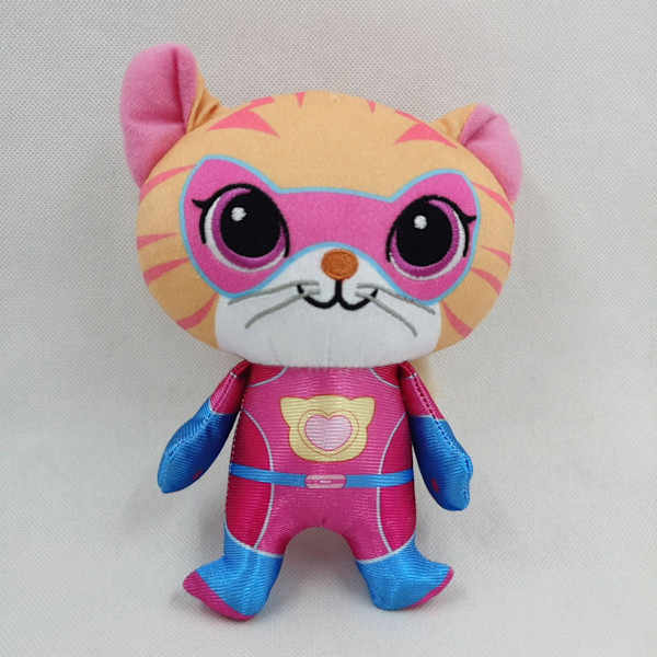 Smiling Critters Plyschleksaker Gosedjur Monsterdocka Mjuk Prydnadskudde Dekorationer Superkitties Doll D 18cm/7in