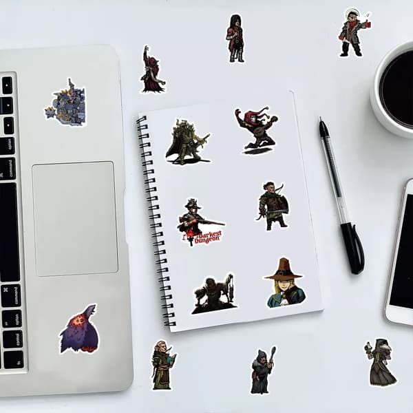 105X Darkest Dungeon Stickers Roguelike Permadeath Video Game Laptop Skateboard
