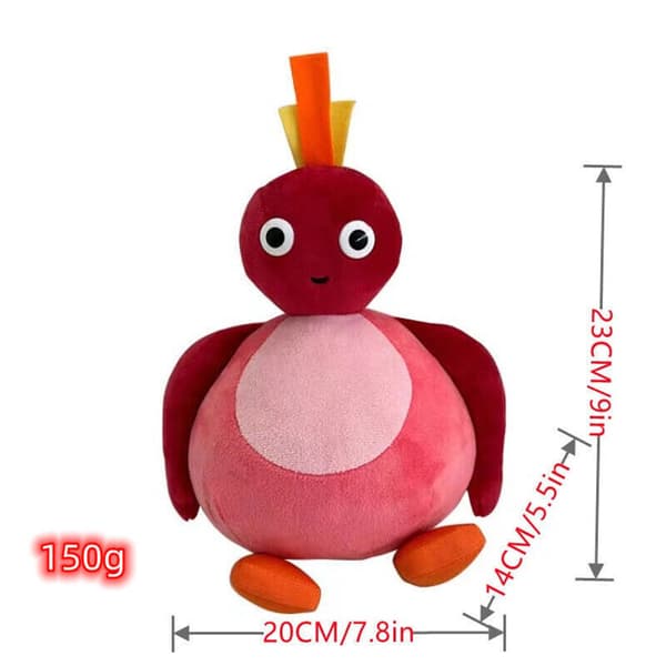 Ny Animation Twirlywoos Chickedy Chick Toodaloo Bighoo Plyschleksaker Julklapp mjuk E5
