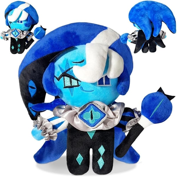 Shadow Milk Cookie Plyschleksak Docka Figur Spel Cookie Run: Kingdom Gosedjur- Espresso Cookie