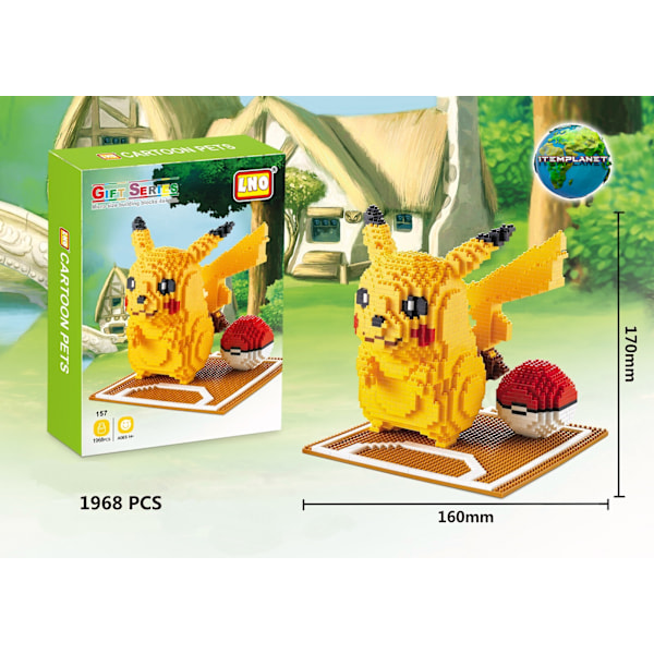 Actionfigurer Nano Mikro Byggklossar Samling Pedagogisk DIY Leksak Gåva Smurf