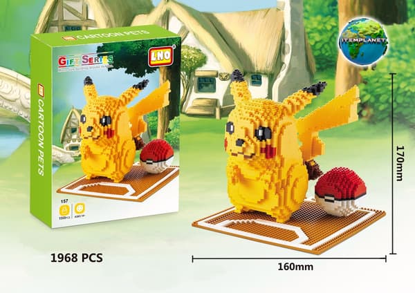 Actionfigurer Nano Mikro Byggklossar Samling Pedagogisk DIY Leksak Gåva Yoda