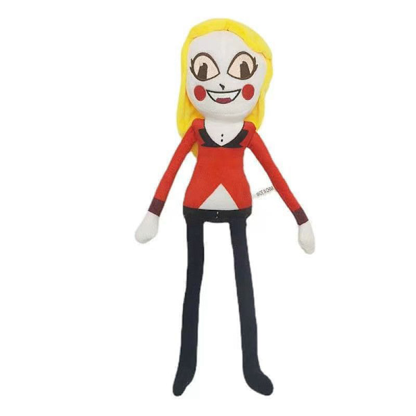 Hazbin Hotel Alastor Anime plyschleksak stoppade docka mjuk figur julpresent Red style