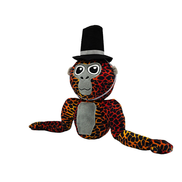 Spel Periferi Figur Gorilla Plyschleksak 28cm Svart Gorilla (Leopardtryck) mjuk