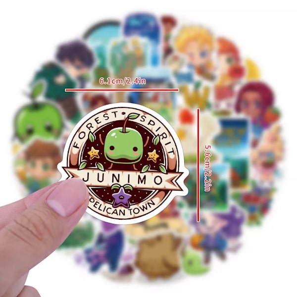 50X Stardew Valley Steam NS Game Farm Characters Stickers Decal Graffiti Laotop