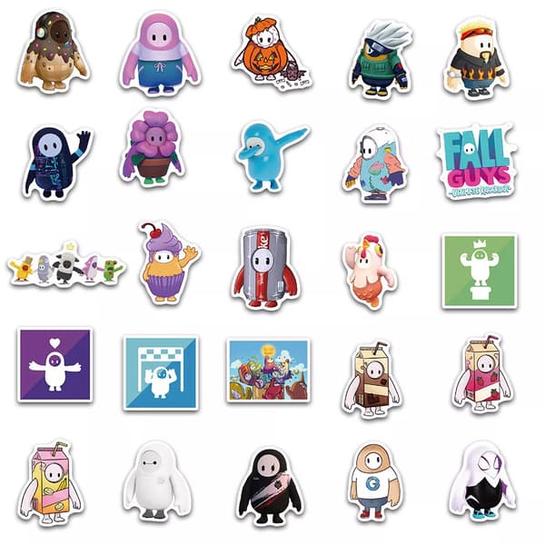 50 st Ny höst killar ultimata knockout Steam Game Stickers PC Laptop PS5 NS Xbox