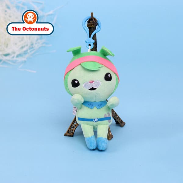 Octonauts Barnacles Dashi Kwazii Peso Tweak Shellington Inkling Tunip Plyschleksaker Tweak-14cm/5.5in Keychain