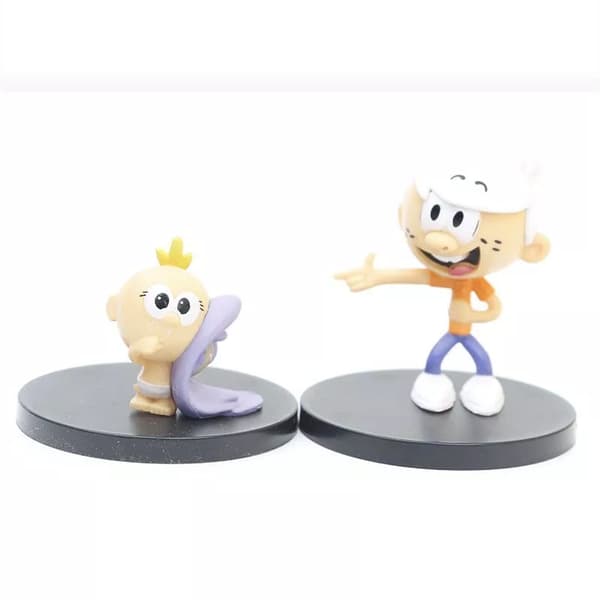Barn 8-pack The Loud House Figurleksaker från TV-programmet Nickelodeon 5-8 cm
