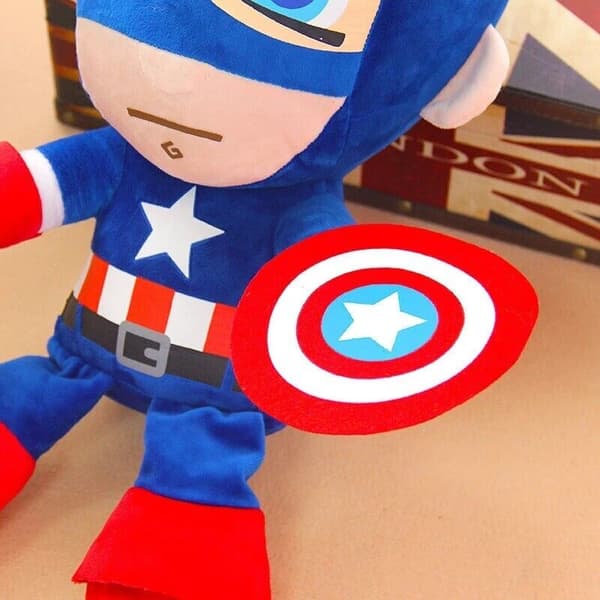 27 cm MARVEL THE AVENGERS Hero plyschdocka Spiderman mjuka fyllda leksaker Barnpresent Captain America