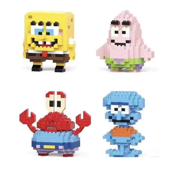 SpongeBob byggklossar minimodelluppsättningar Patrick