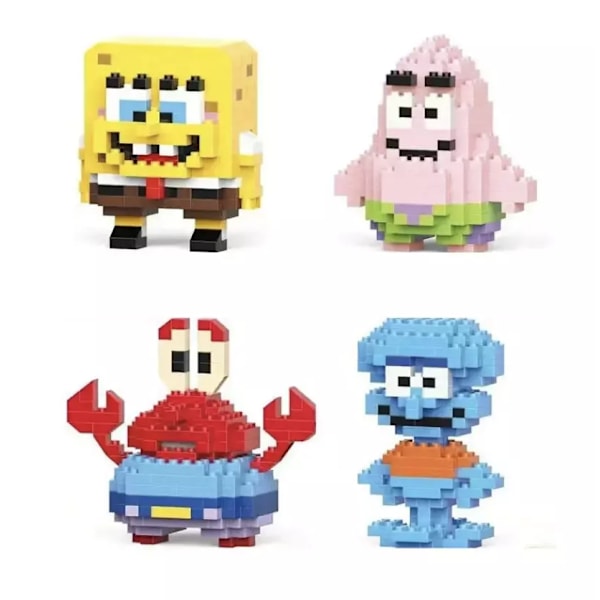 SpongeBob byggklossar minimodelluppsättningar Sandy