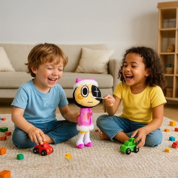 NY Dandy S World Plysch Mjuk Dandy World Plyschleksak För Barn Sött Gosedjur Little Pebble C