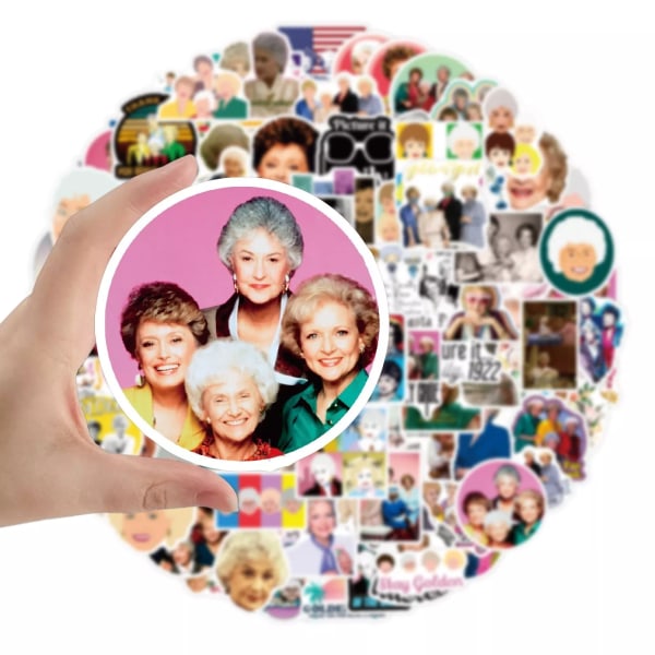 50st Vintage The Golden Girls TV Series Sitcom Stickers Character Scrapbook