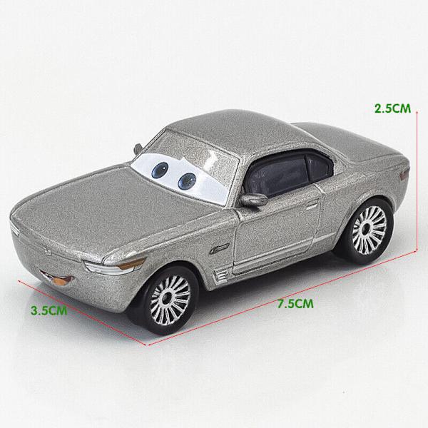 Disney Pixar Bilar 3:e Lot Lös Blixten McQueen 1:55 Diecast Modellbil Leksaker Stirling
