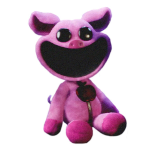 Poppy Playtime 3 Bobby's Game Time 3 Leende Djur Leende Djur Plyschdocka pink pig