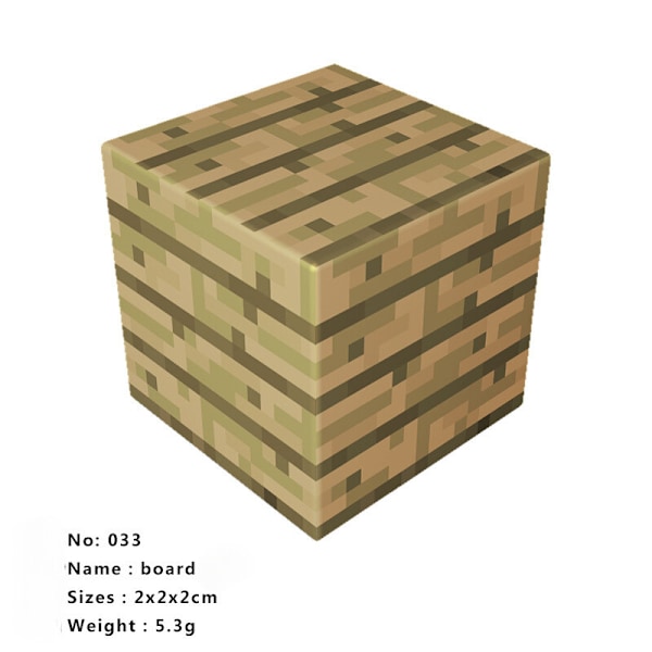 Rikt utbud av magnetiska block Minecraft-kuber DIY Byggleksaker Set 10 st 24 board