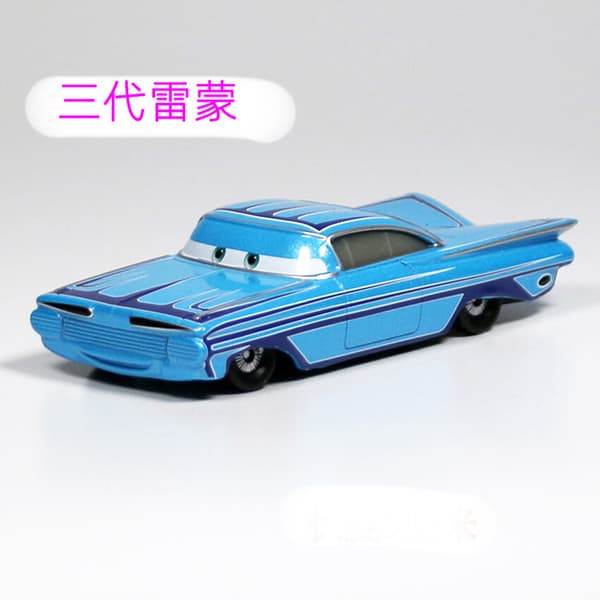 Disney Pixar Bilar Och Plan Lot Blixten 1:55 Diecast Modell Leksaker Gåva Lös Bil Blue Raymond