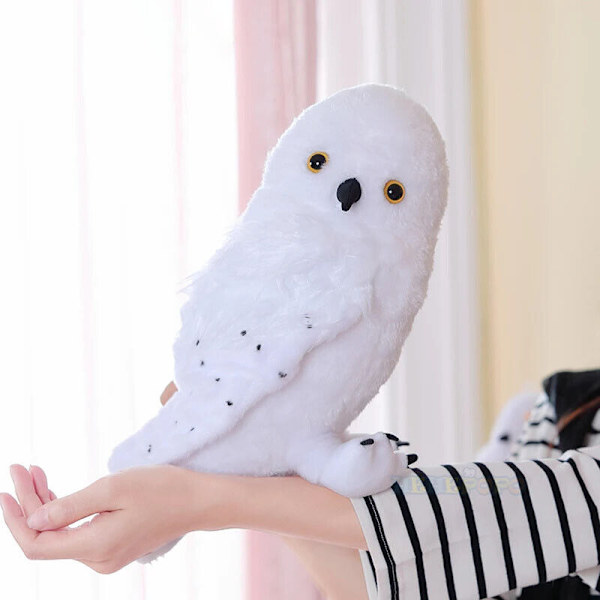 18 cm Hedwig plysch Harry Potter leksaksdockor Snowy Owl Plysch Kid Husdjur Söt mjuk docka