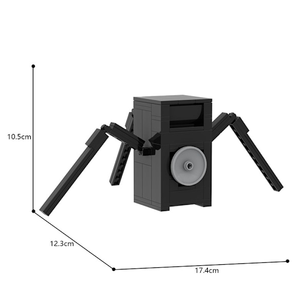 Skibidi Toalett Byggklossar Leksaker Titan man Kameraman Talman Klossar Leksaker speaker 89pcs