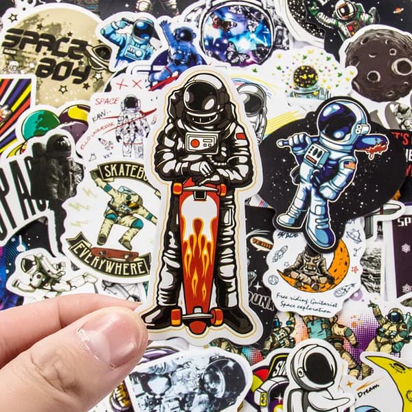 50 st NASA Interstellar Space Travel astronaut 2001 Astronaut Scrapbook Stickers