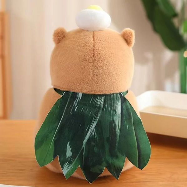 Simulerad Zongzi Ris Capybara Docka Capybara Plyschdocka Födelsedagspresent Ankang 40cm