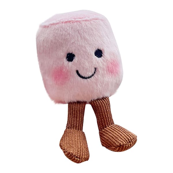 Mjuk Marshmallowdocka Plyschdocka Leksak Supermjuka Söta Dockor Lugnande Plyschleksaker White One Size