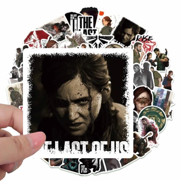 50X The Last of Us Stickers PS5 Joel Ellie Game Iphone Case Laptop Konsoler Del
