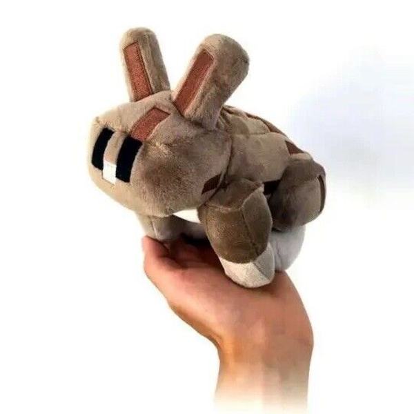 18 cm Mjuk Minecraft Plysch Brun Kanin Action Figur Present Barn Xmas Leksaker