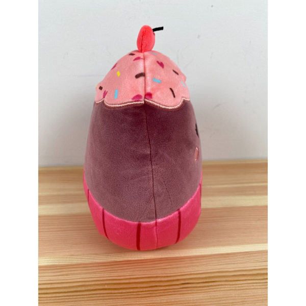 Squishmallow Limited Edition Valentine 2023 Ottie Cupcake Soft Toy Rosa NY tårta